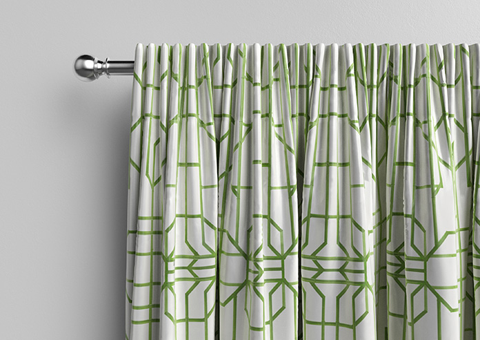 Bamboo Candy, Green White - Made To Measure Curtains - Image 10